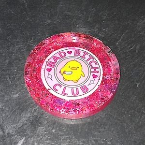 Bad Bitch chick Club custom made coaster